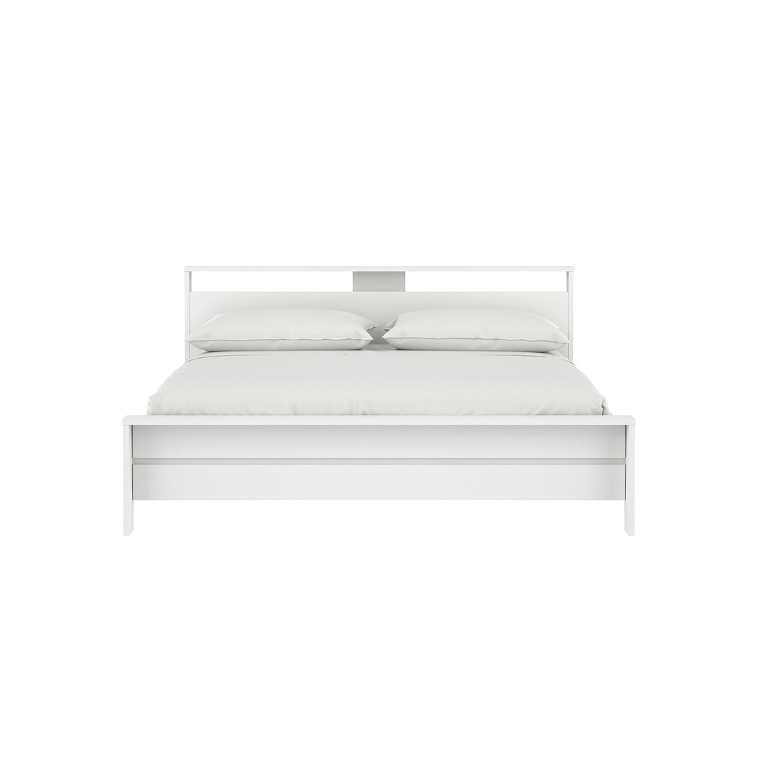 Next seng med 1 hylde 180x200cm hvid