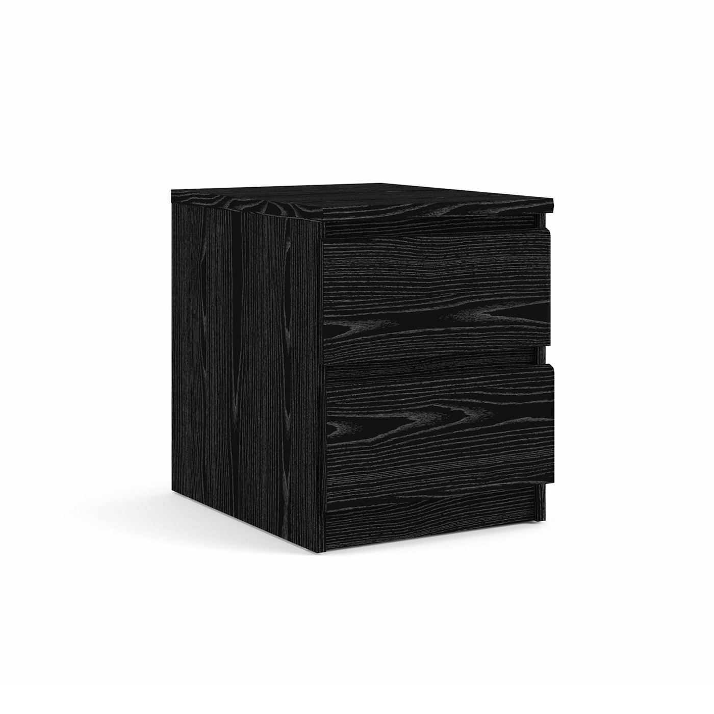 Nada natbord 2 skuffer sort ask