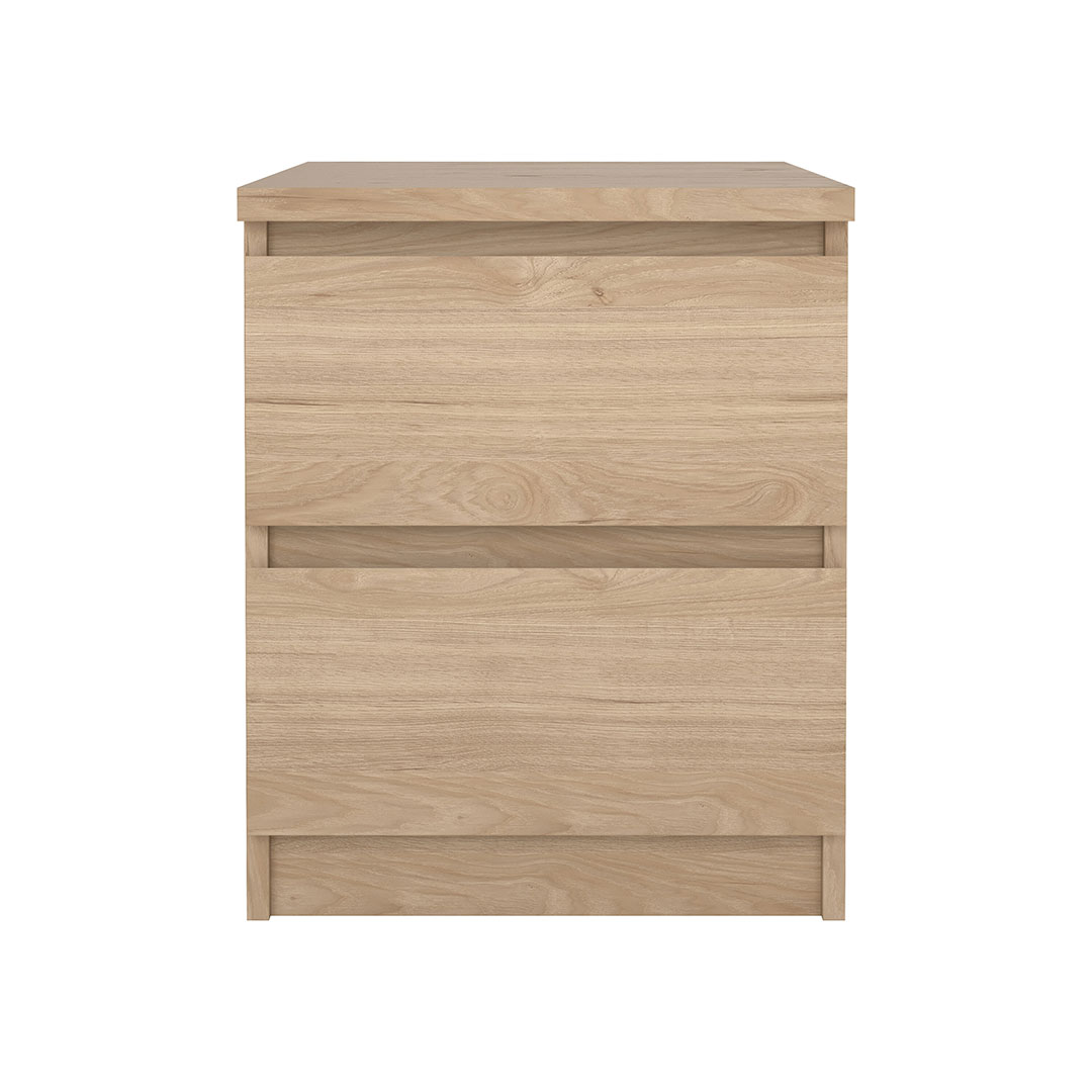 Naia natbord 2 skuffer eg dekor billede