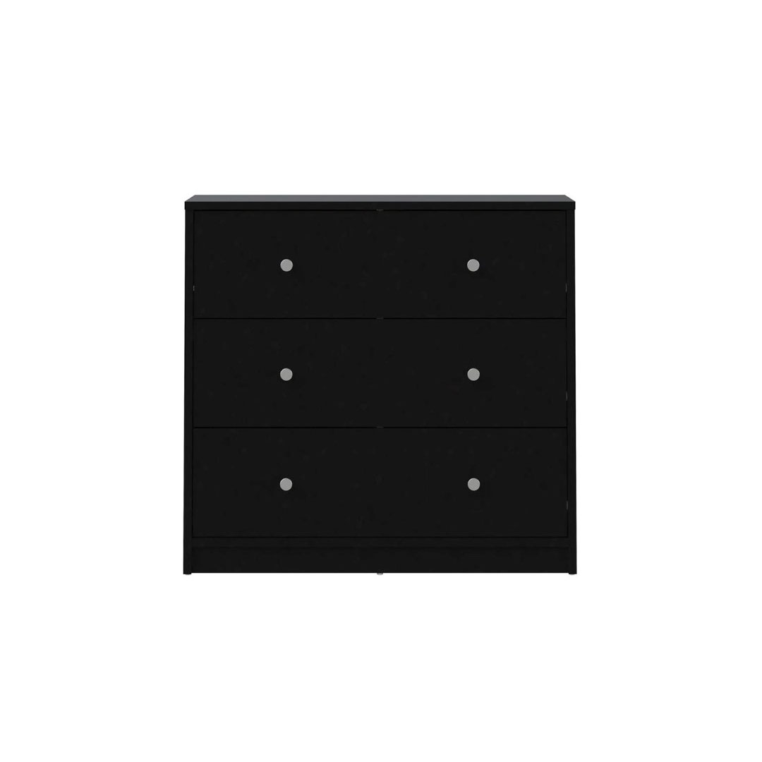 Maria kommode 3 skuffer sort