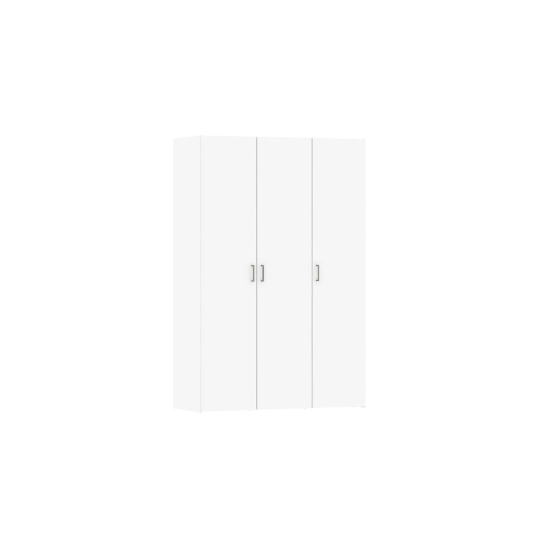 Spell klædeskab 3 låger hvid