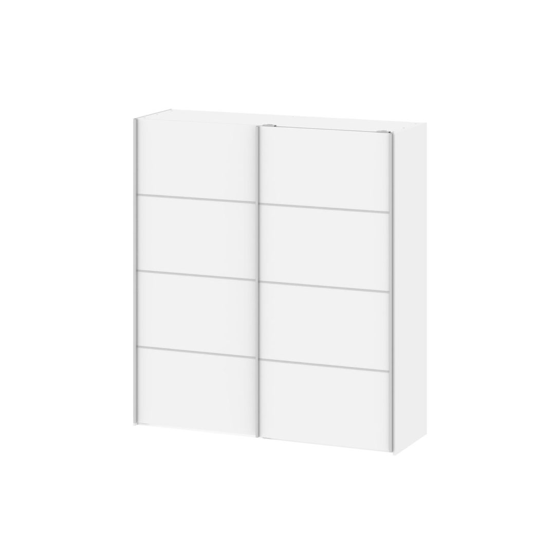 Veto klædeskab 2 dørs bredde 182 cm, hvid