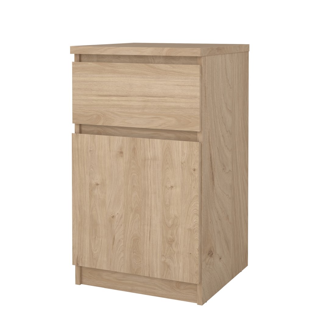 Naia natbord låge vendbar 1 låge 1 skuffe valnød dekor billede