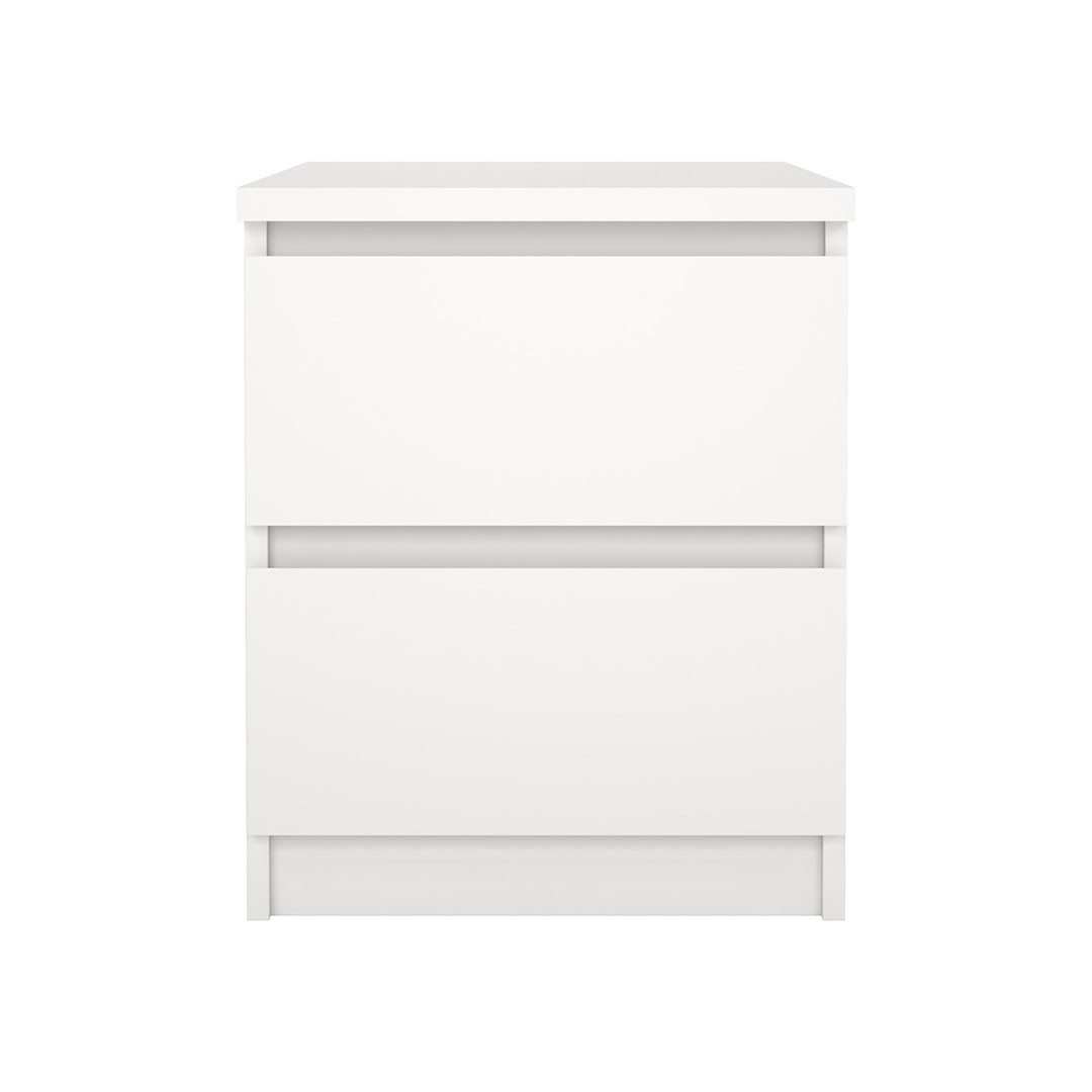 Naia natbord 2 skuffer hvid billede