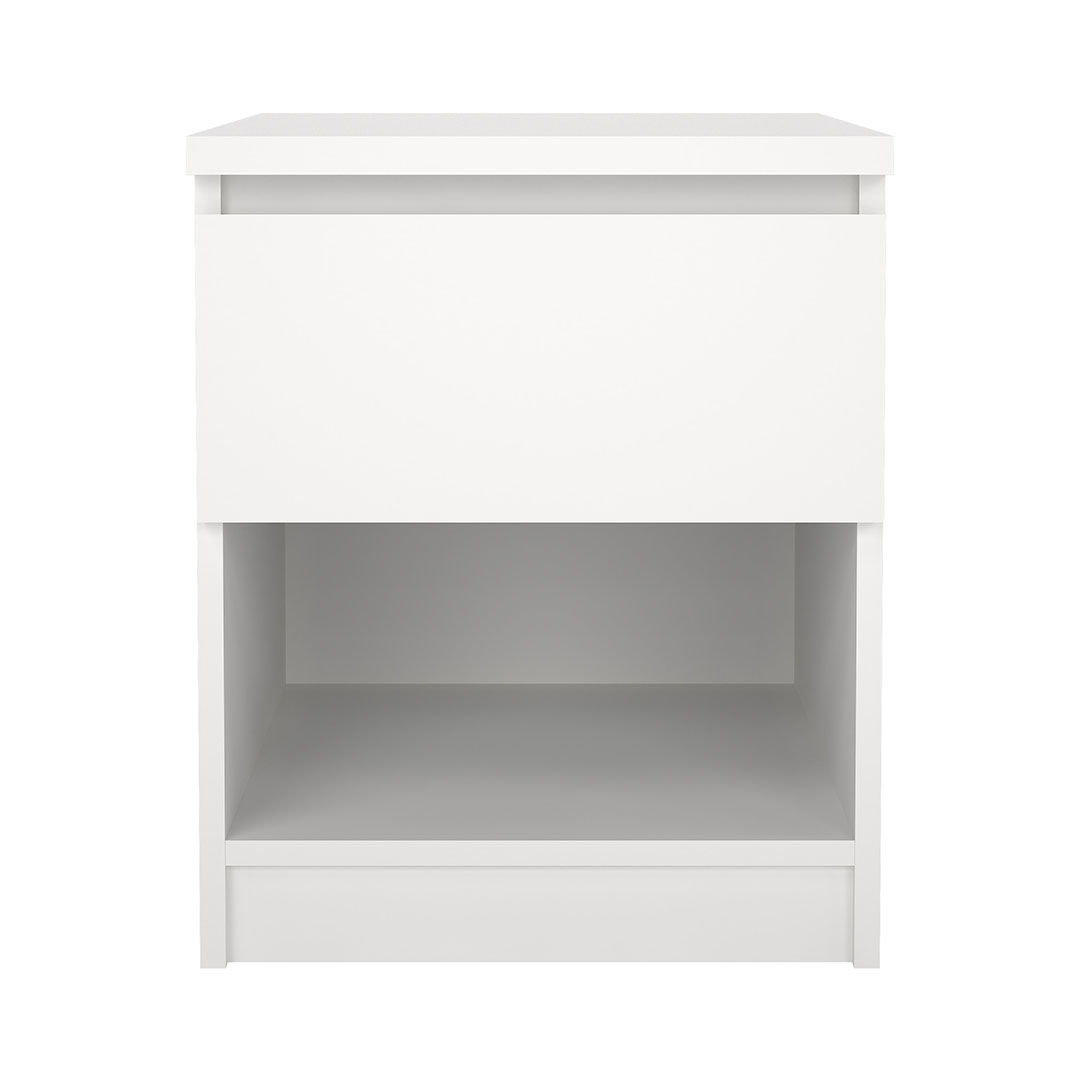 Naia natbord 1 skuffe, 1 hylde hvid billede