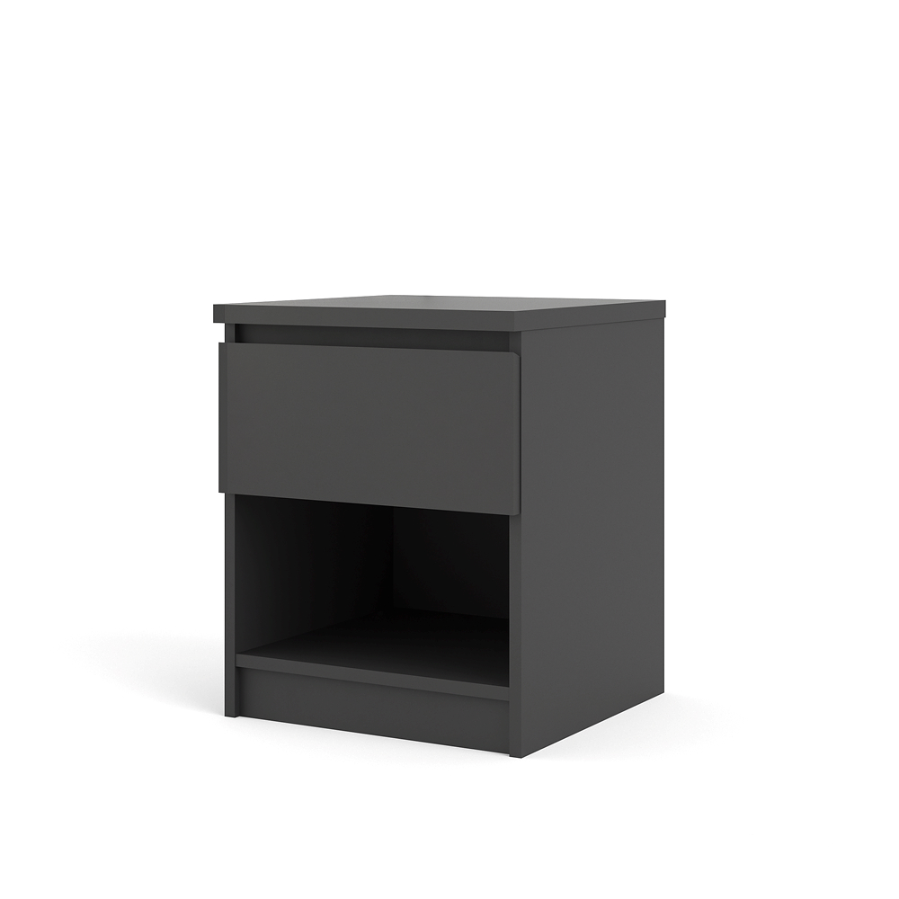 Nada natbord 1 skuffe og 1 hylde sort mat