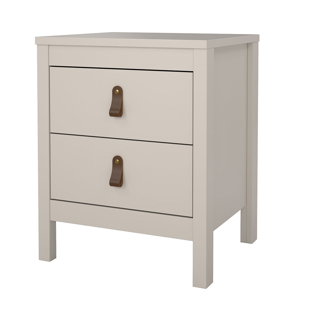 Madrid natbord 2 skuffer cashmere billede