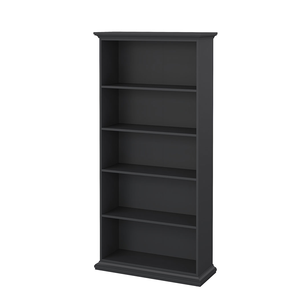 Venedig reol 5 rum mat grå billede