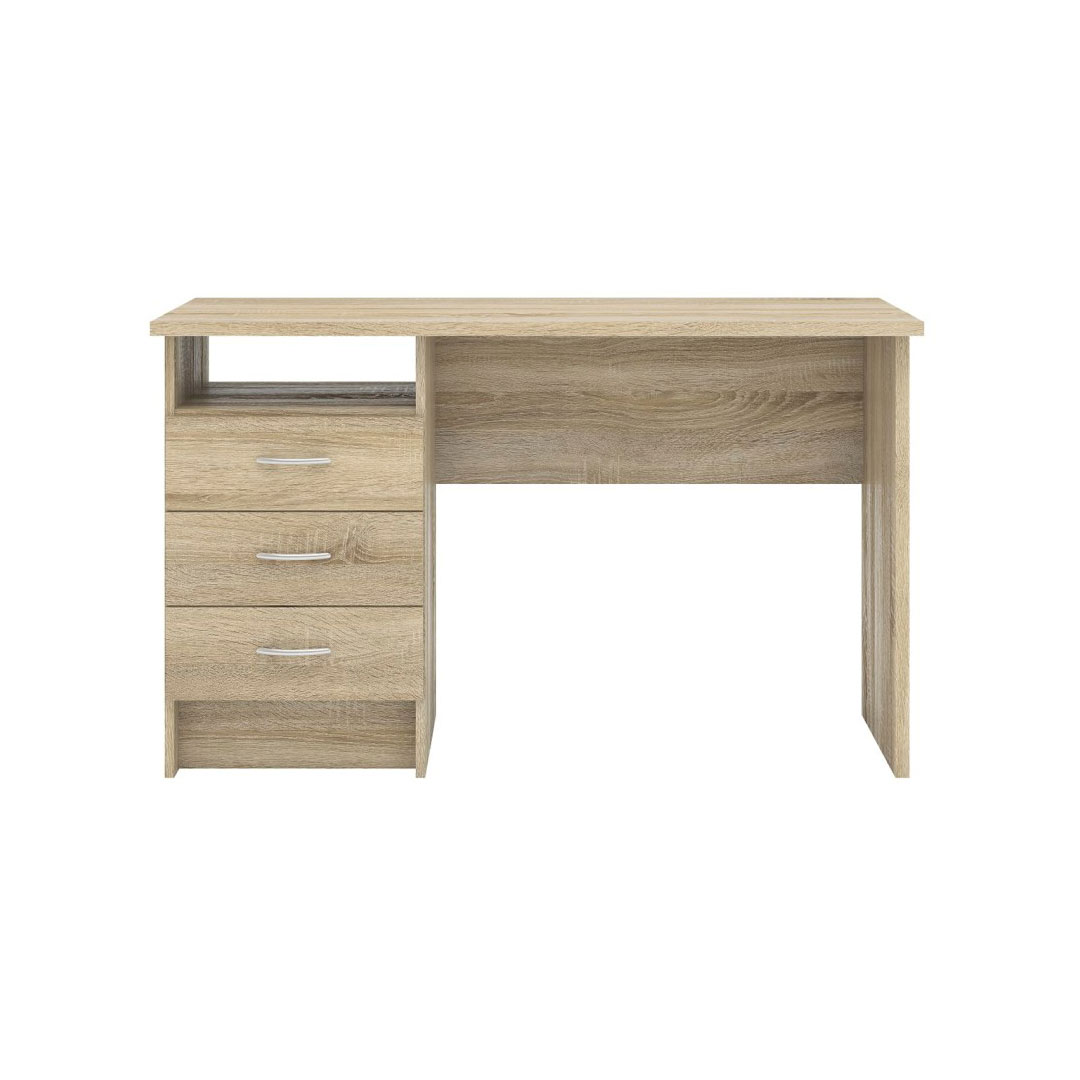 Fula skrivebord 3 skuffer eg struktur