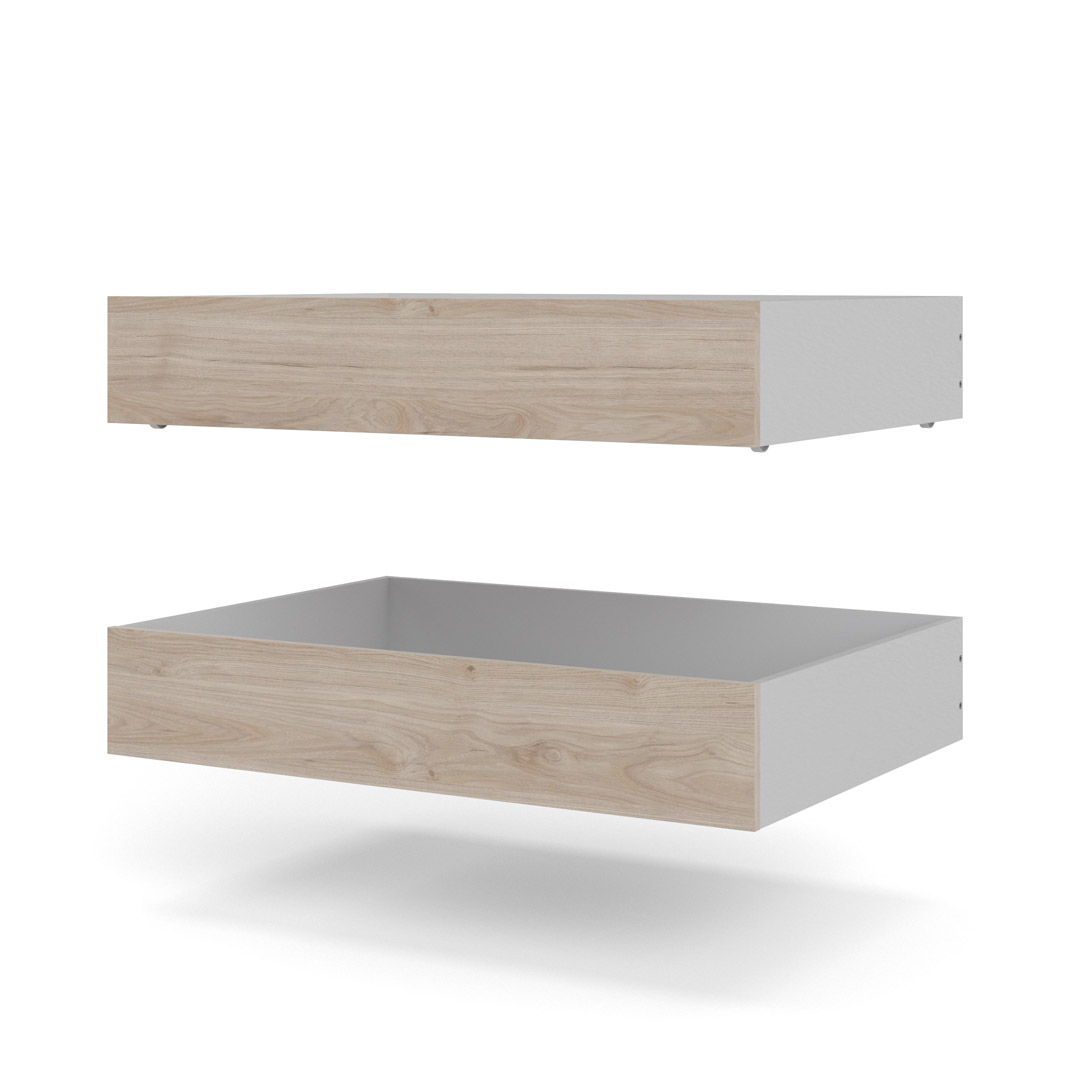 Nada sengeskuffe B99 cm 2 stk., Hickory dekor