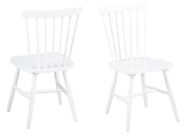 Run Esszimmerstuhl in Holz, weiss lackiert | Bestellen Sie hier!