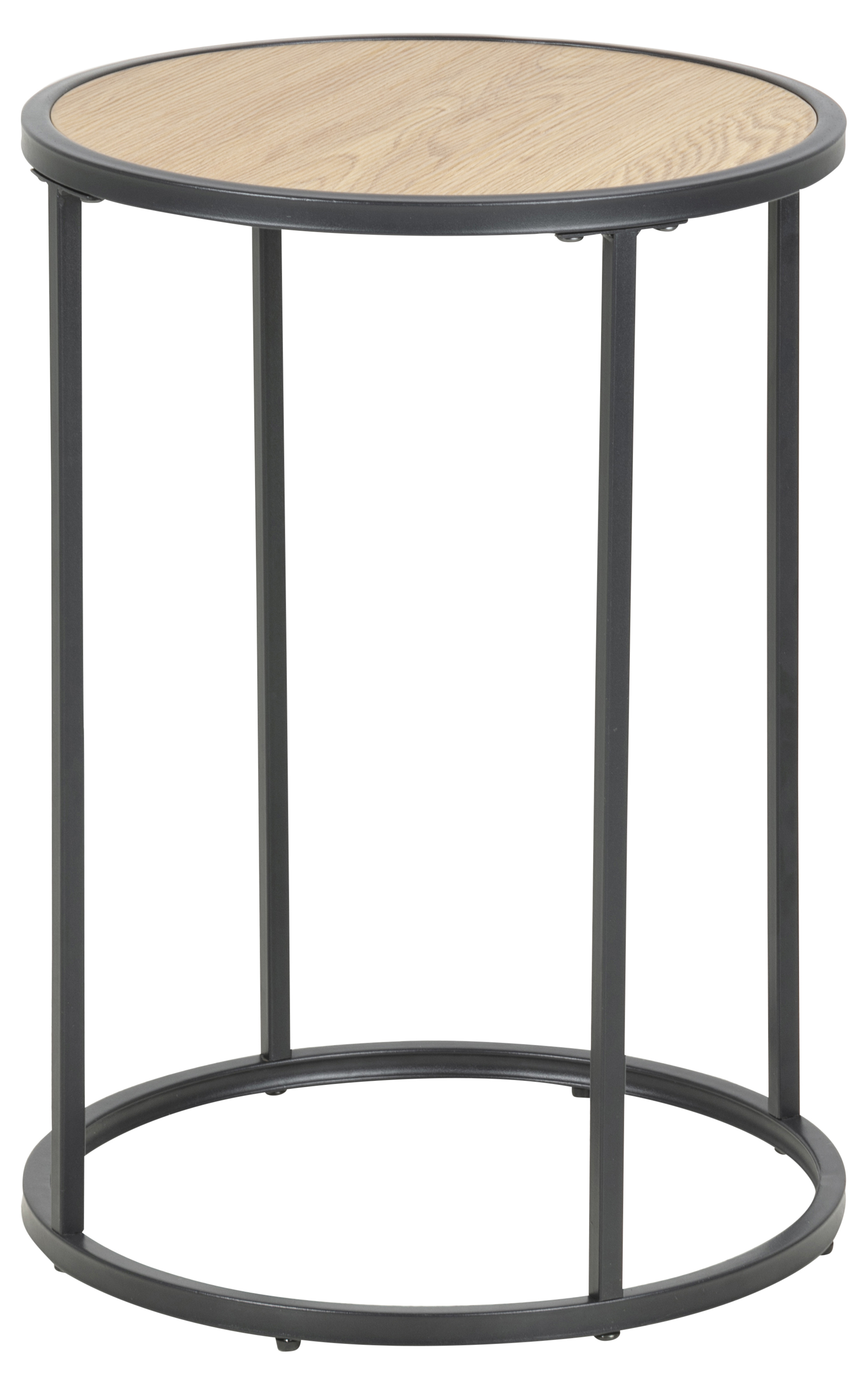 Sea sofabord eg, metal sort