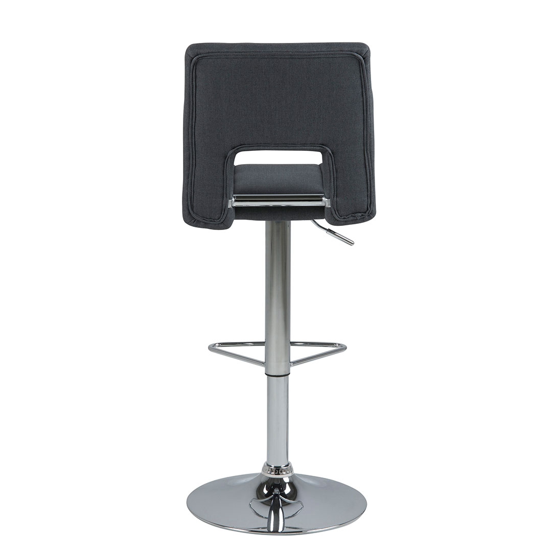 Sylvia barstol stof grå billede