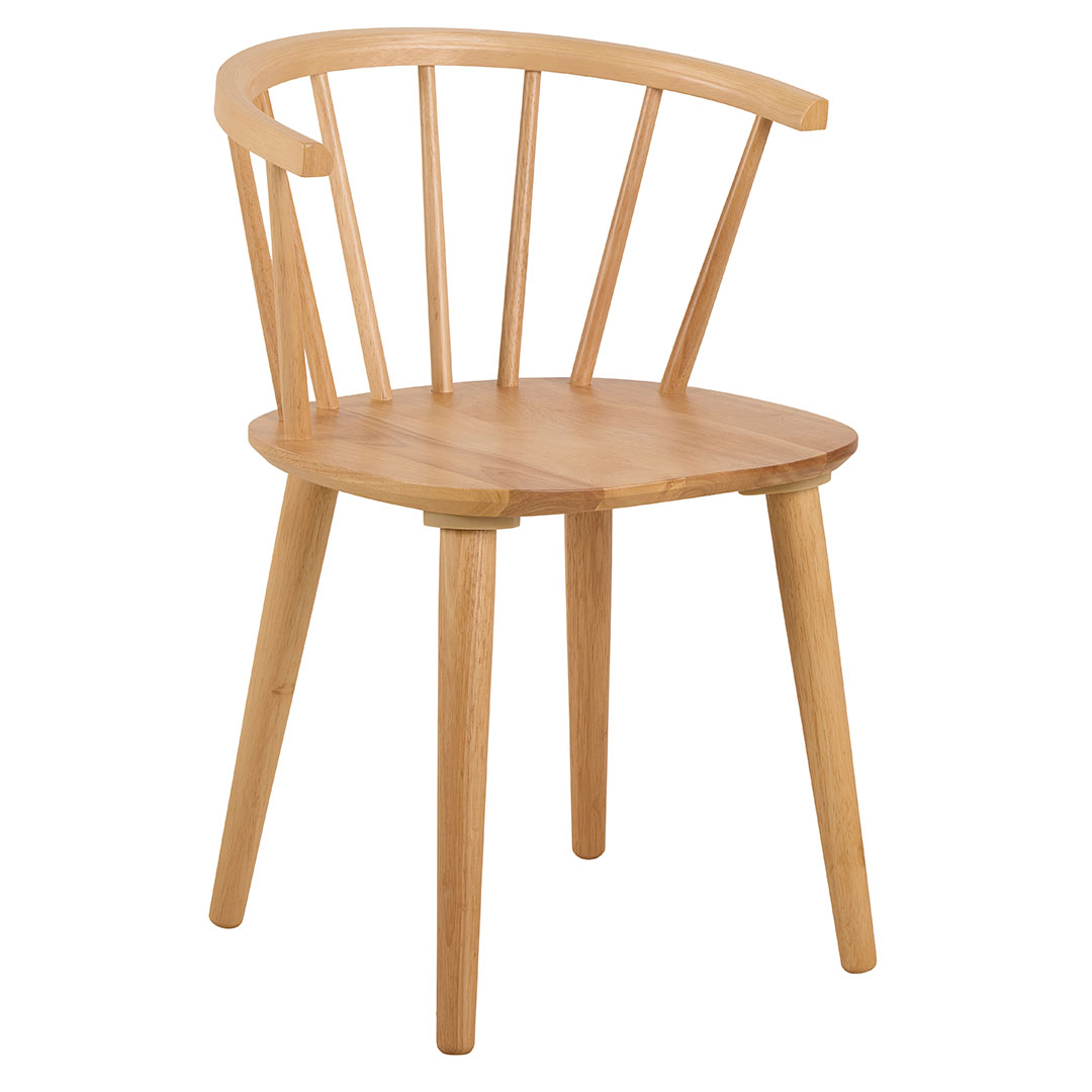 Spisebordsstol Signature Rivanna matbejdset eg gummitræ H75ÃB51,5ÃD51 cm