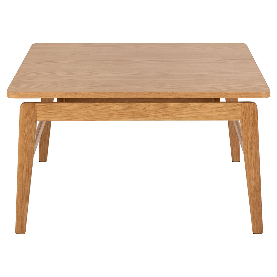 Sofabord Signature Junelya egetræsfinér eg 80x80x45 cm UV-lakeret skandinavisk design