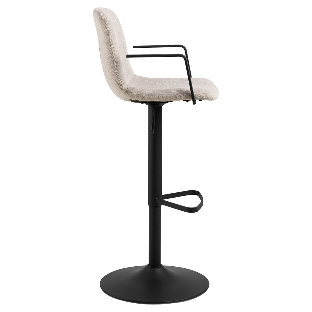 Pablo barstol stof beige billede