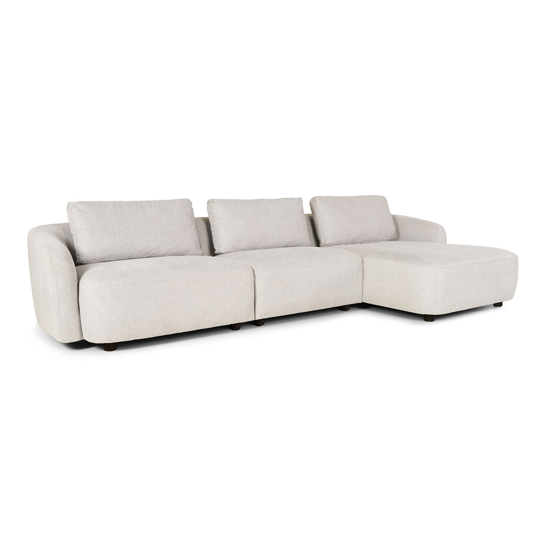 Bergen 2 personers sofa højrevendt beige