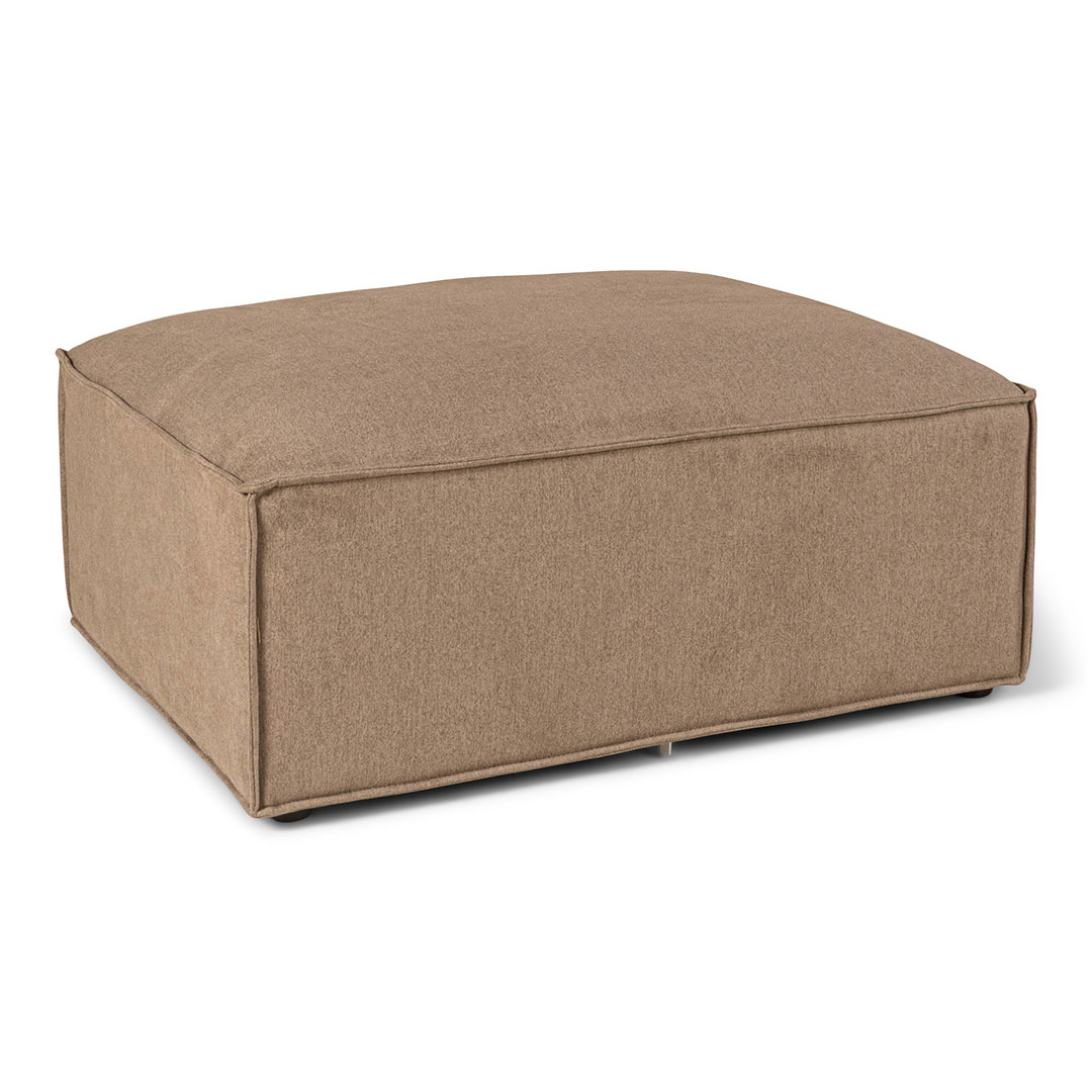 Box puf beige,brun