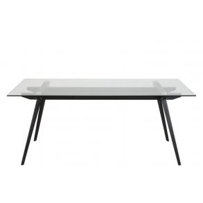 Spisestuebord | Kjøp dit spisestuebord på nett hos Møbel24.no Spisebord Klint 90 x 140 cm med en klar glassplate og ben i