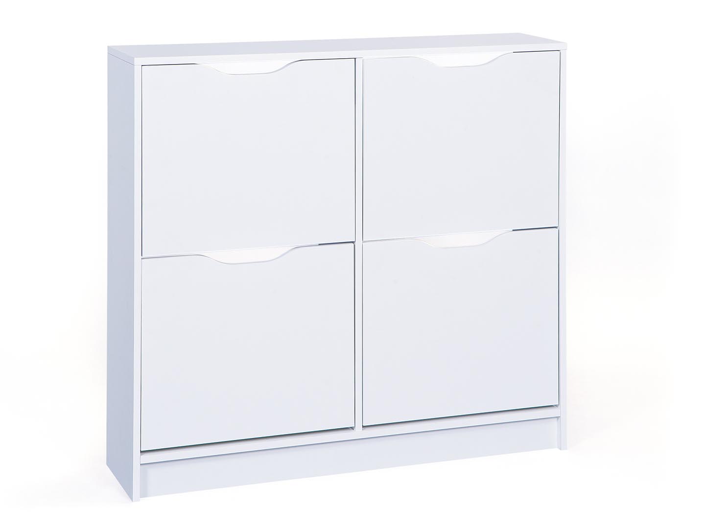 WestphalenSK4 skoskab 4 klapper hvid