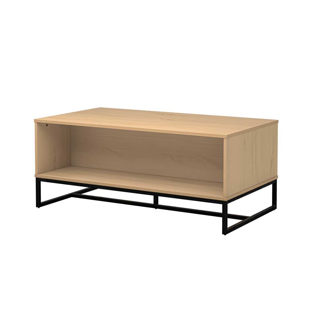 Vivo sofabord 1 hylde eg dekor,sort