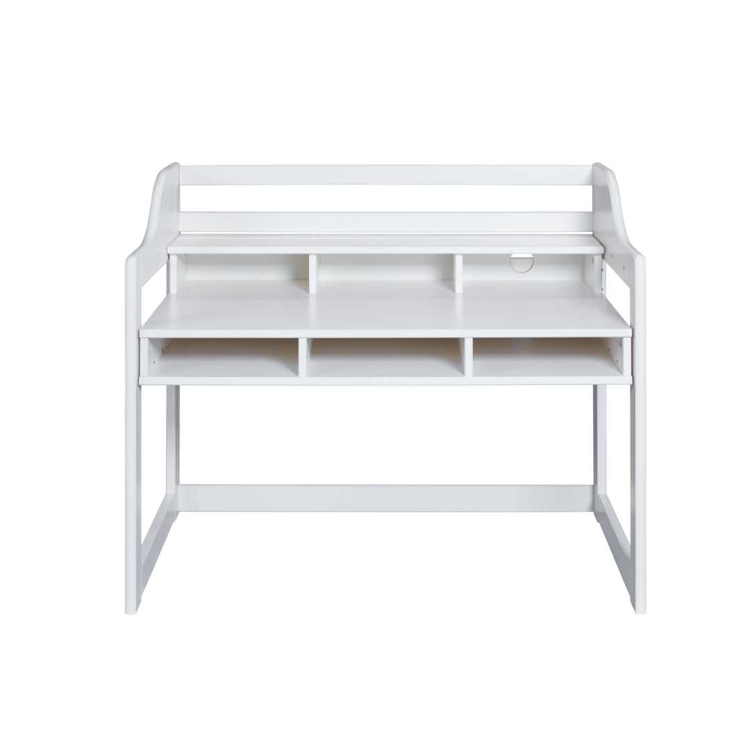 KidsLearning skrivebord barn6 hylder hvid