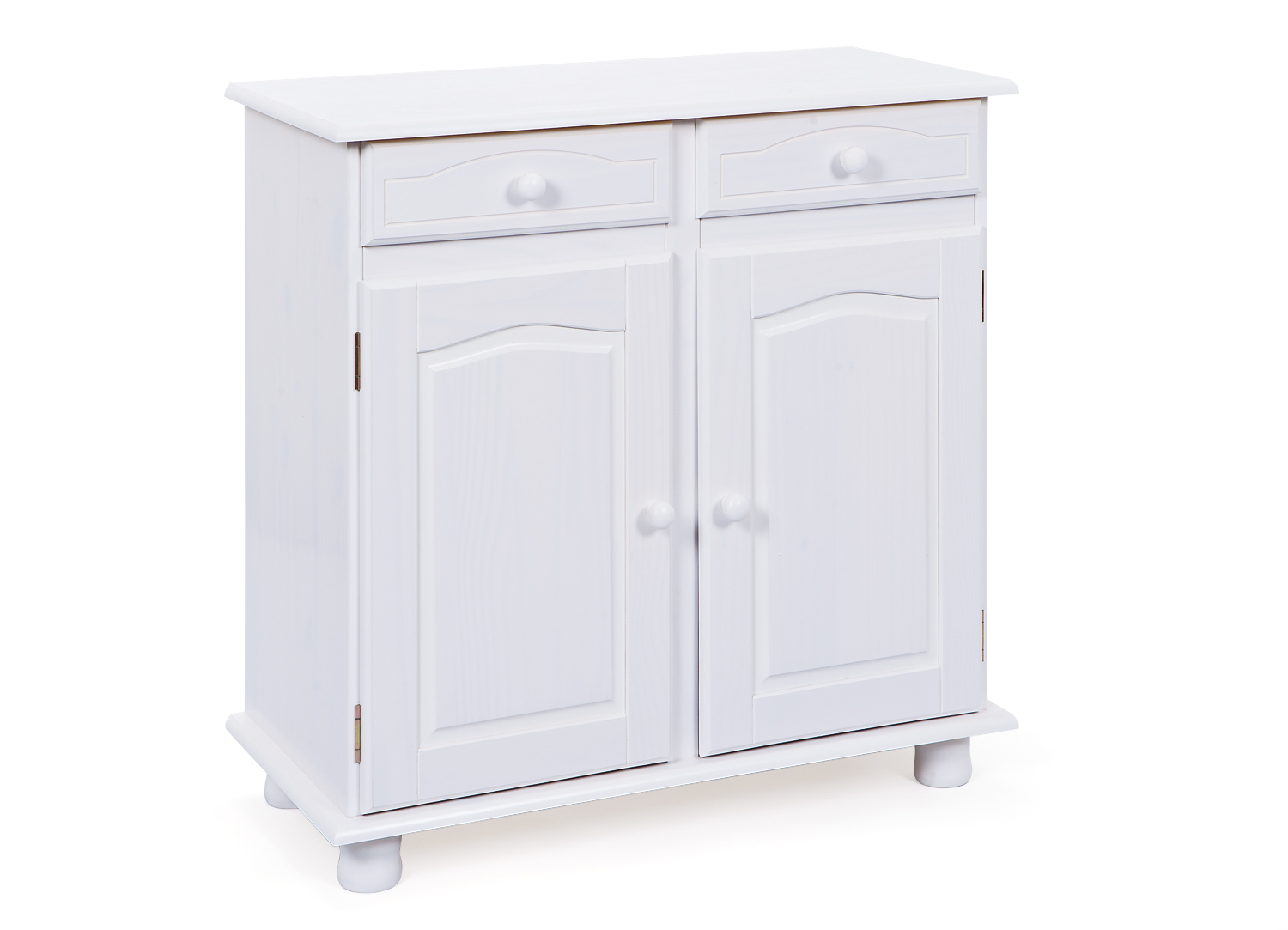 Lovo skænk 2 skuffer, 2 låger hvid