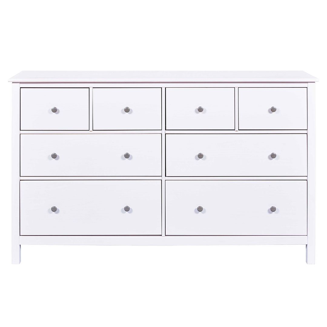 Chilly kommode , skænk 8 skuffer hvid