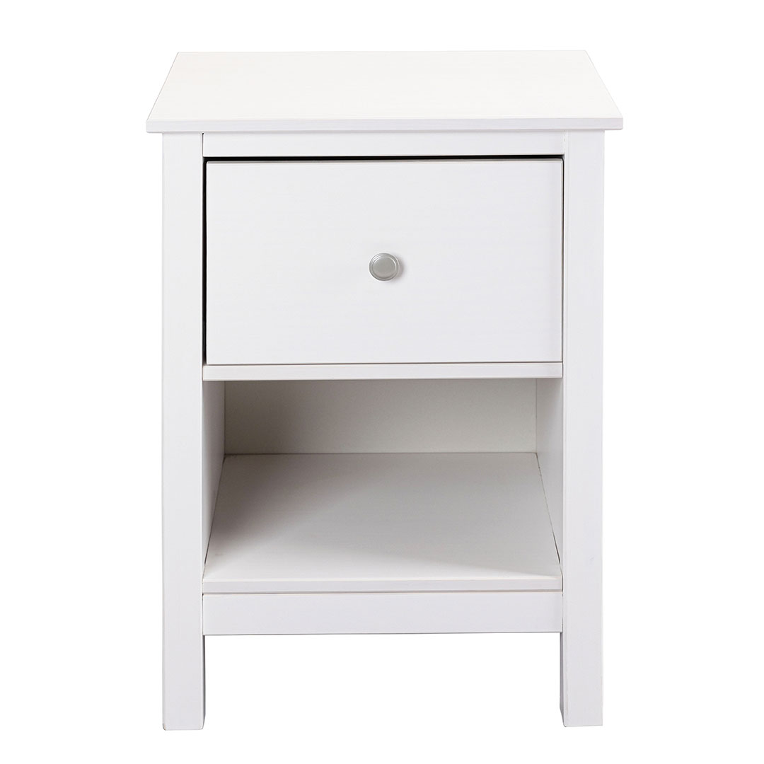 Chilly natbord 1 skuffe, 1 hylde hvid