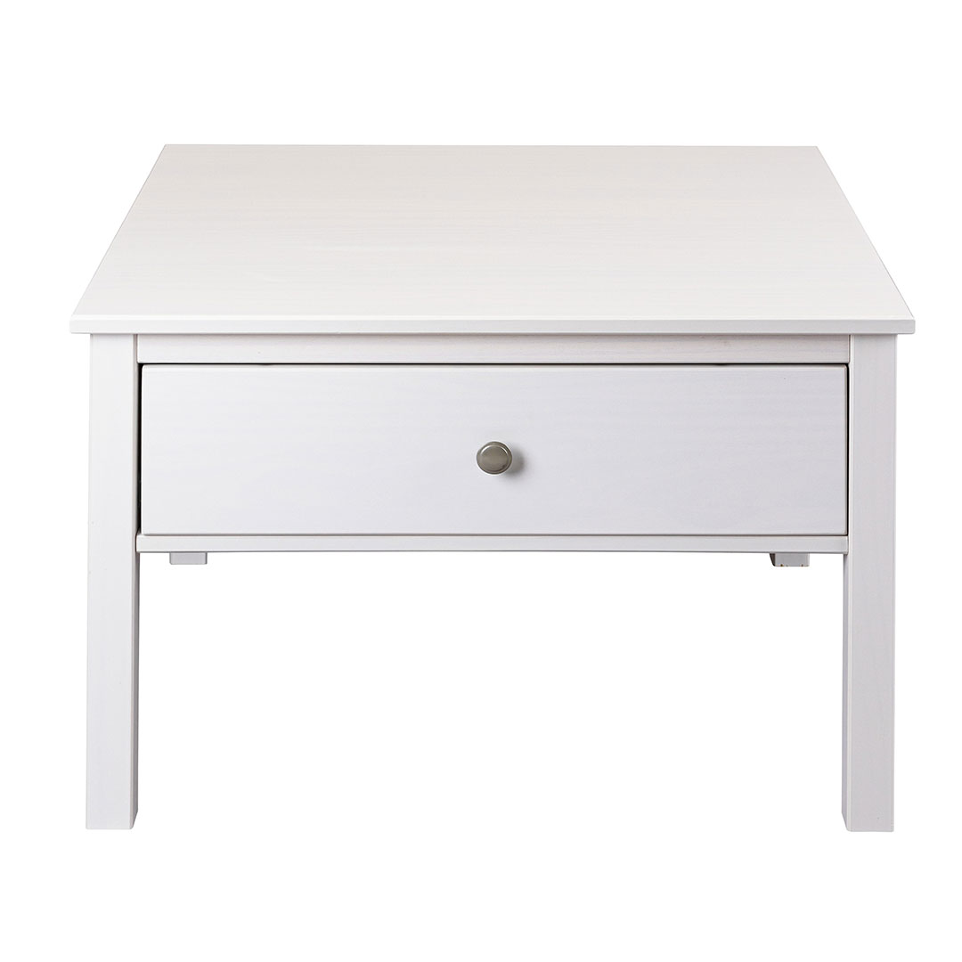 Chilly sofabord 1 skuffe hvid