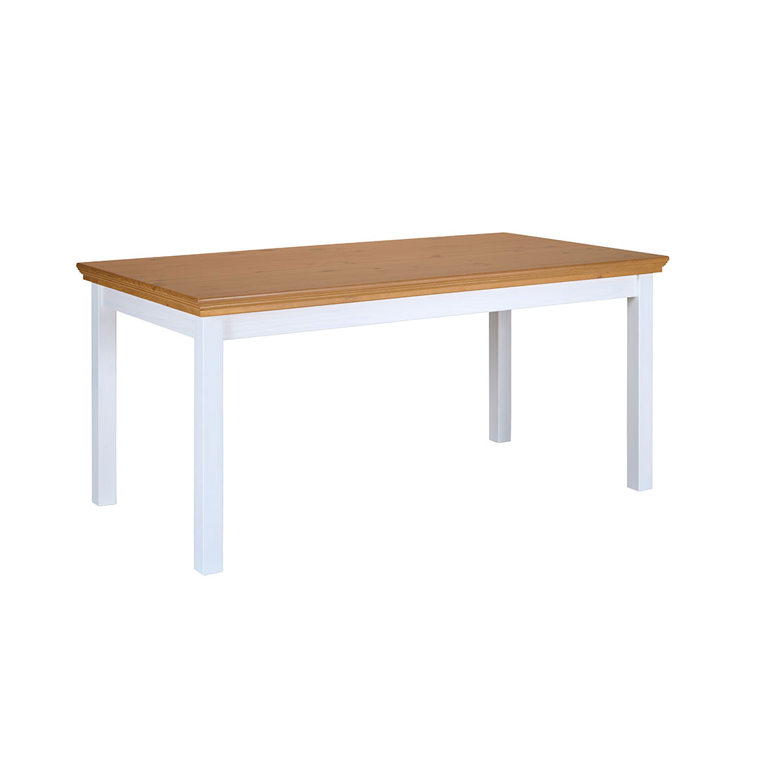 Maluno spisebord 90x166cm hvid,eg dekor