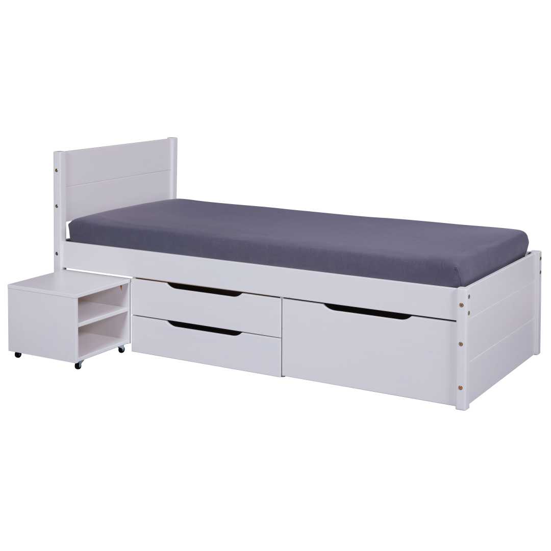 Efetivo seng 90x200cm hvid