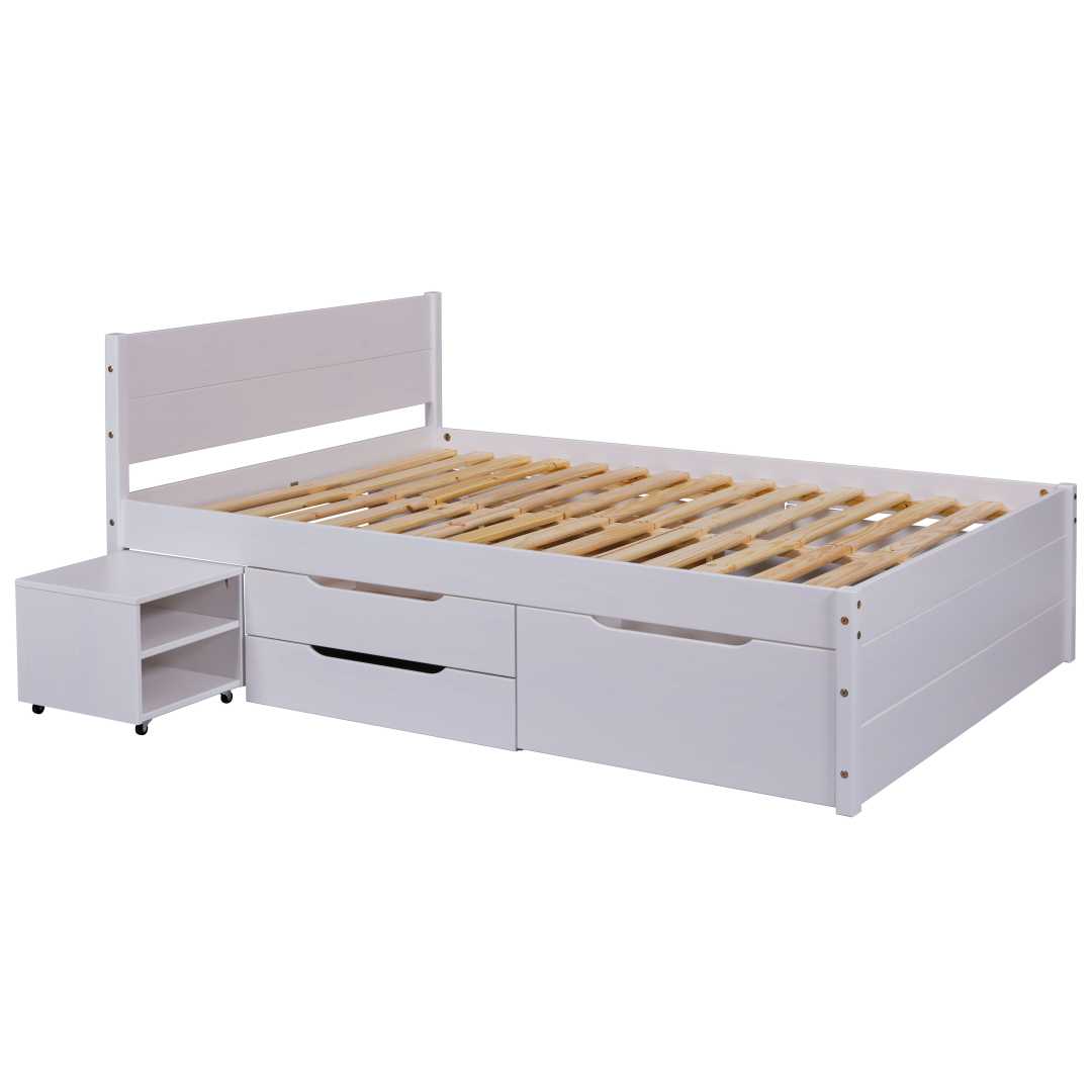 Efetivo seng 140x200cm hvid