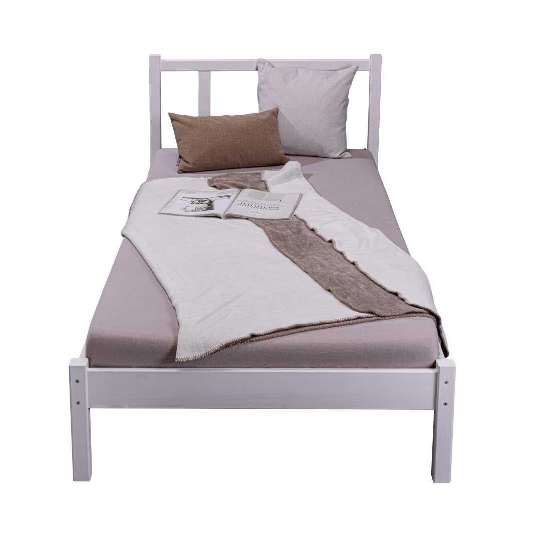 Fredy seng 90x200cm hvid