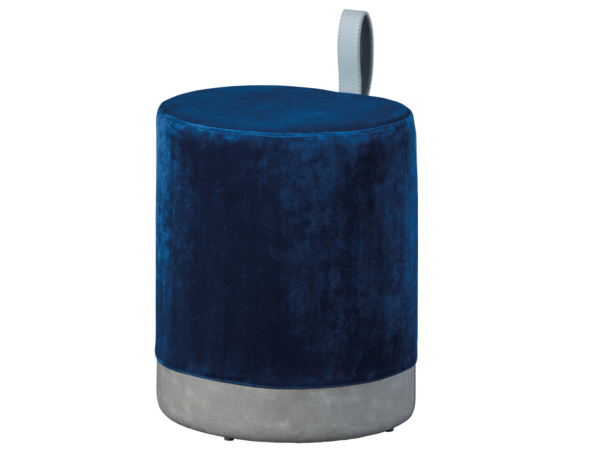 Osana puf, skammel blå og grå