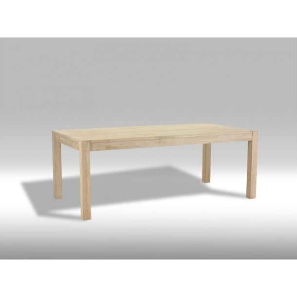 Tolle spisebord 90x180 cm sæbebehandlet eg plads til 2 plader. Træstole til spisebord