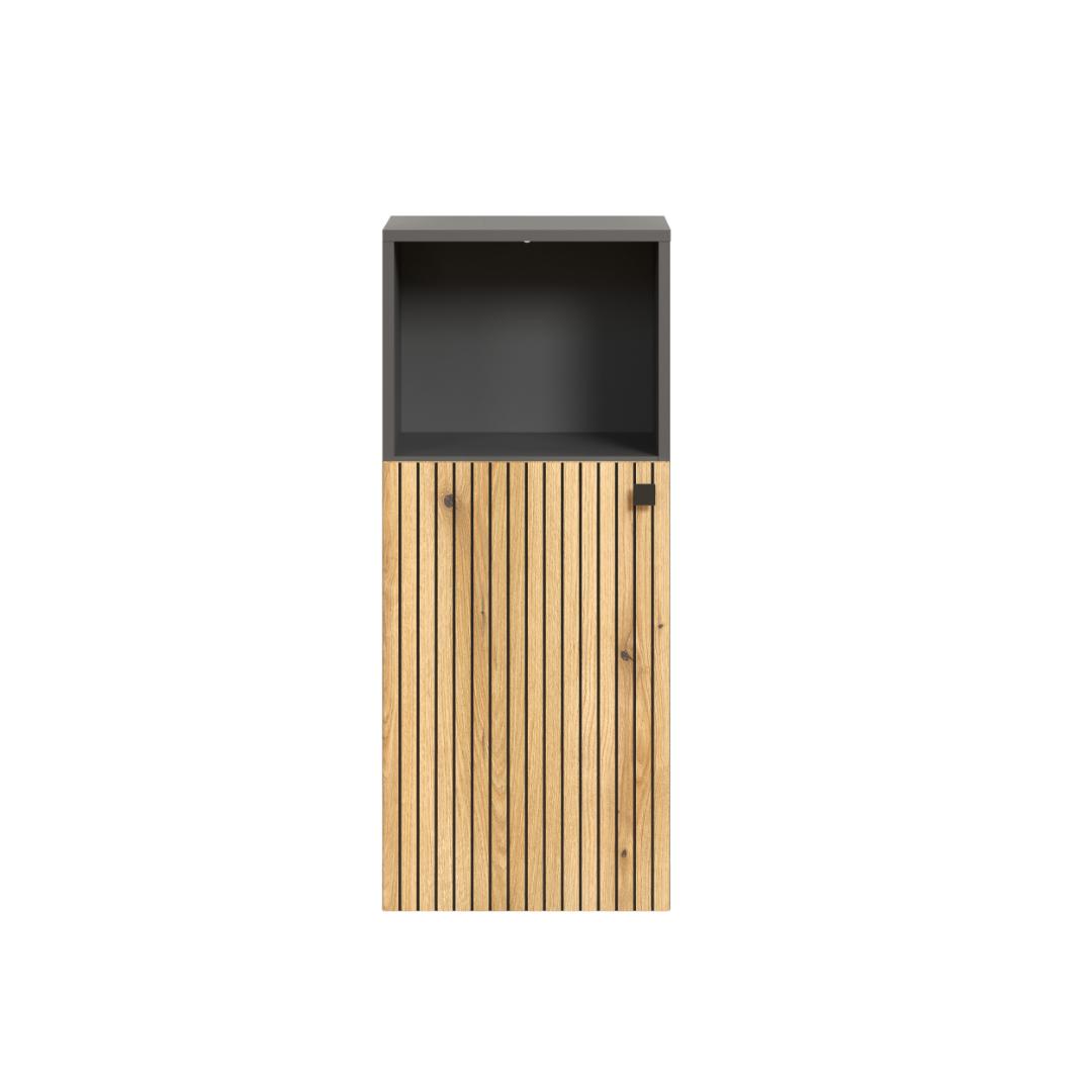 PureBliss badskab eg dekor, antracit