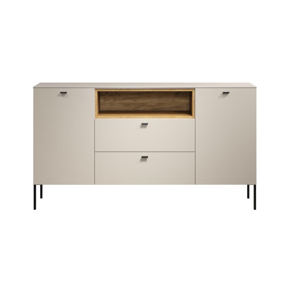 SaoPaulo skænk 2 låger, 2 skuffer, 1 hylde kashmir