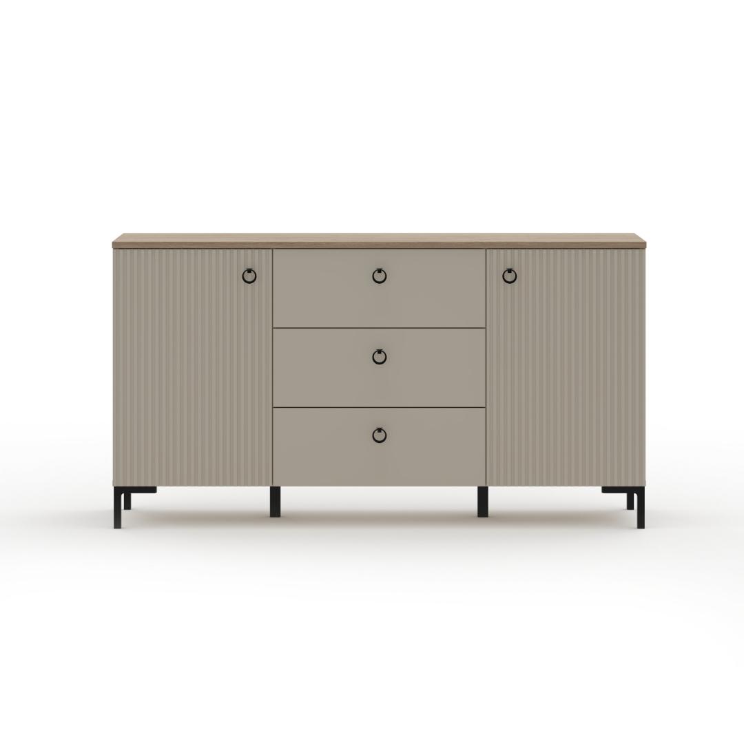 Lucrezia skænk 2 låger, 3 skuffer kashmir