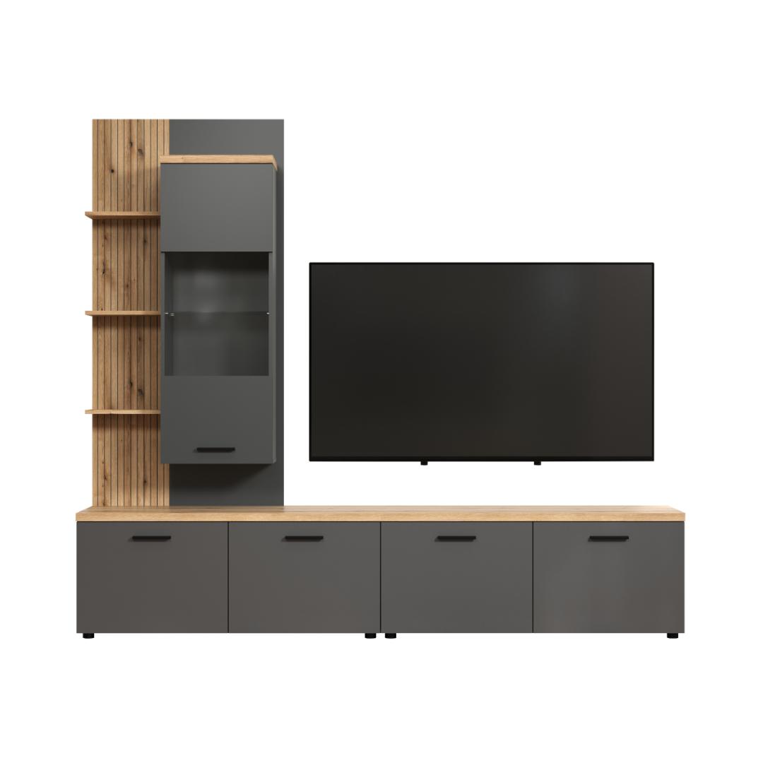 Baggio reolsystem 3 dele antracit