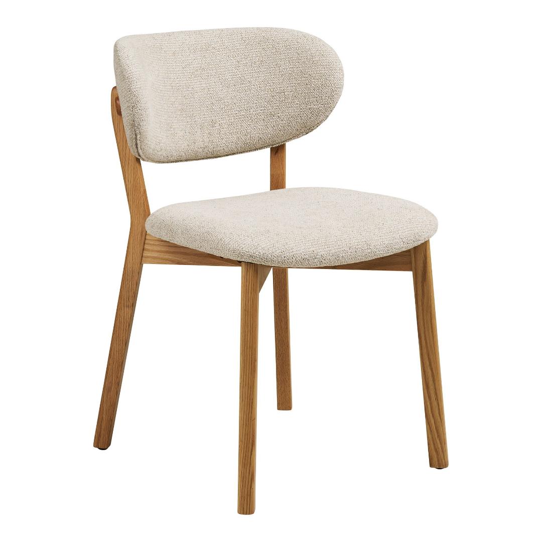 Bera spisestuestol egetræ,beige