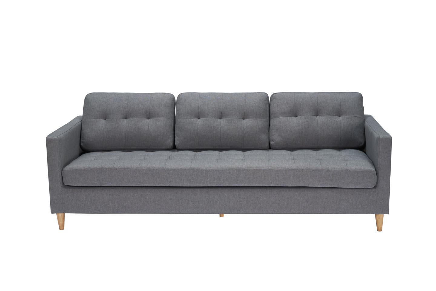 Marino sofa 3 pers. stof grå
