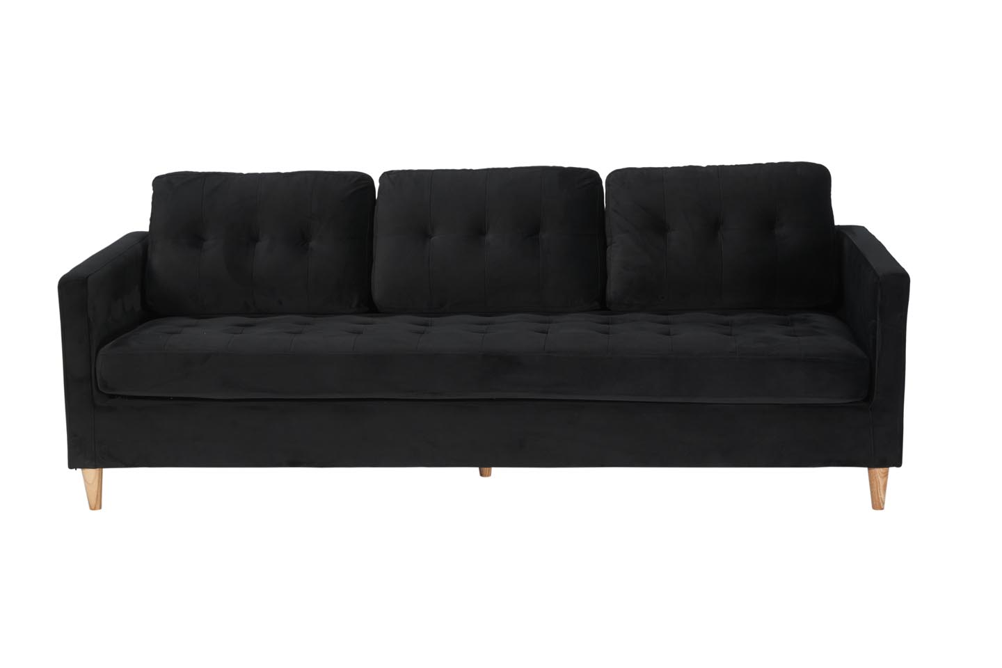 Marino sofa 3 pers. velour sort