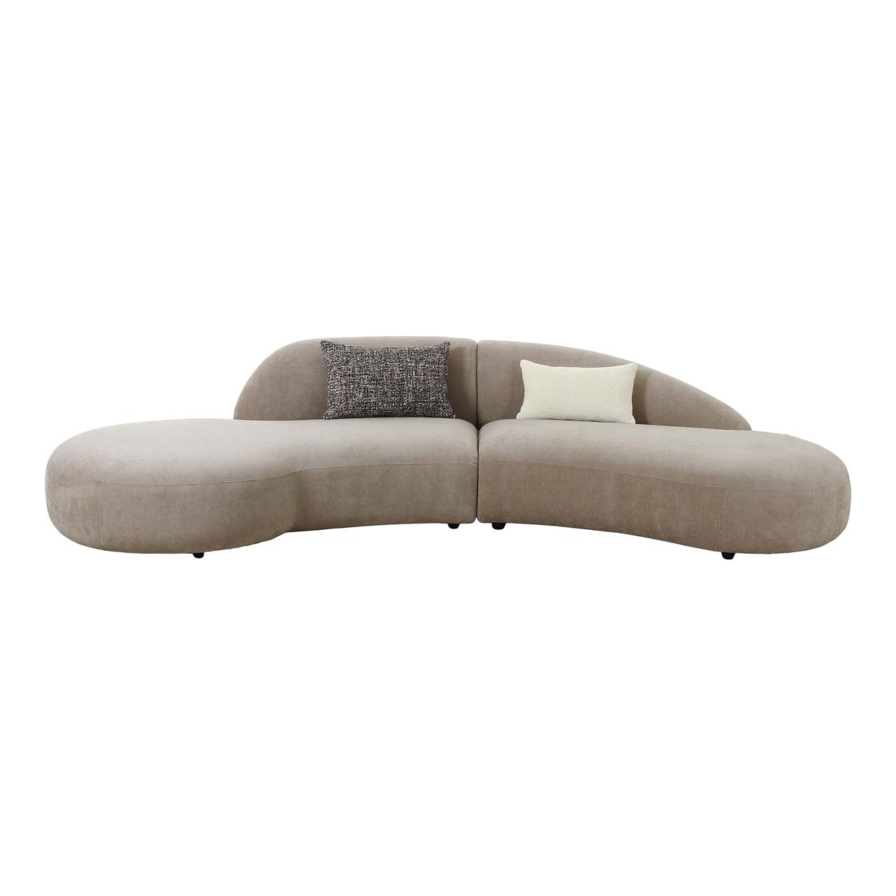 Venice sofa med 2 puder natur billede