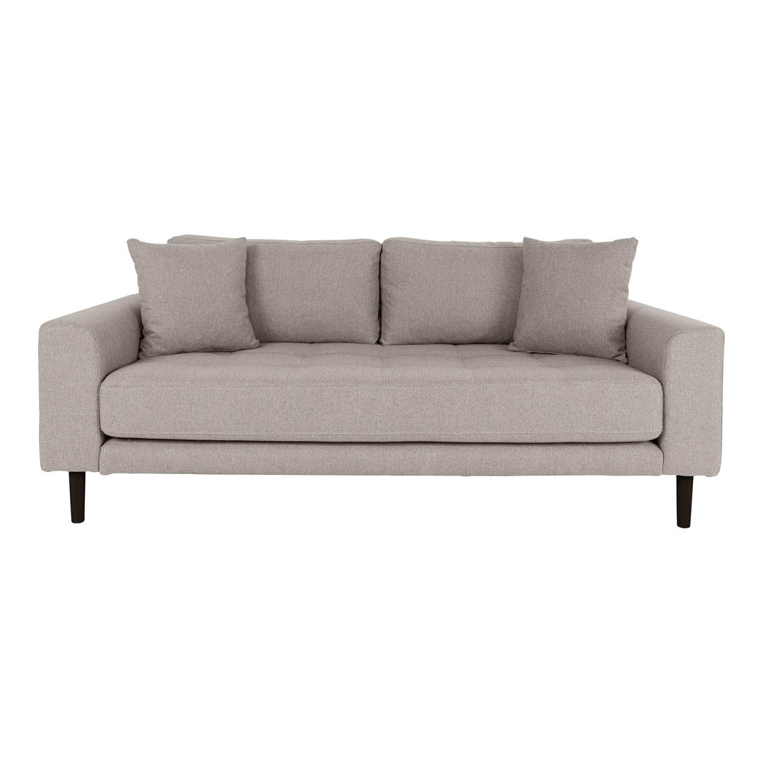 Lido sofa 2,5 personers 2 pyntepuder stone