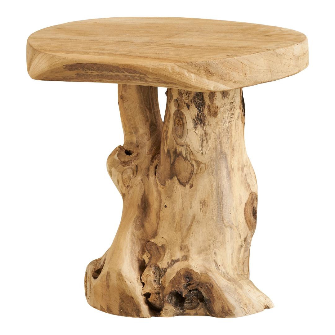 Gitte sofabord sidebord Ø40cm teak
