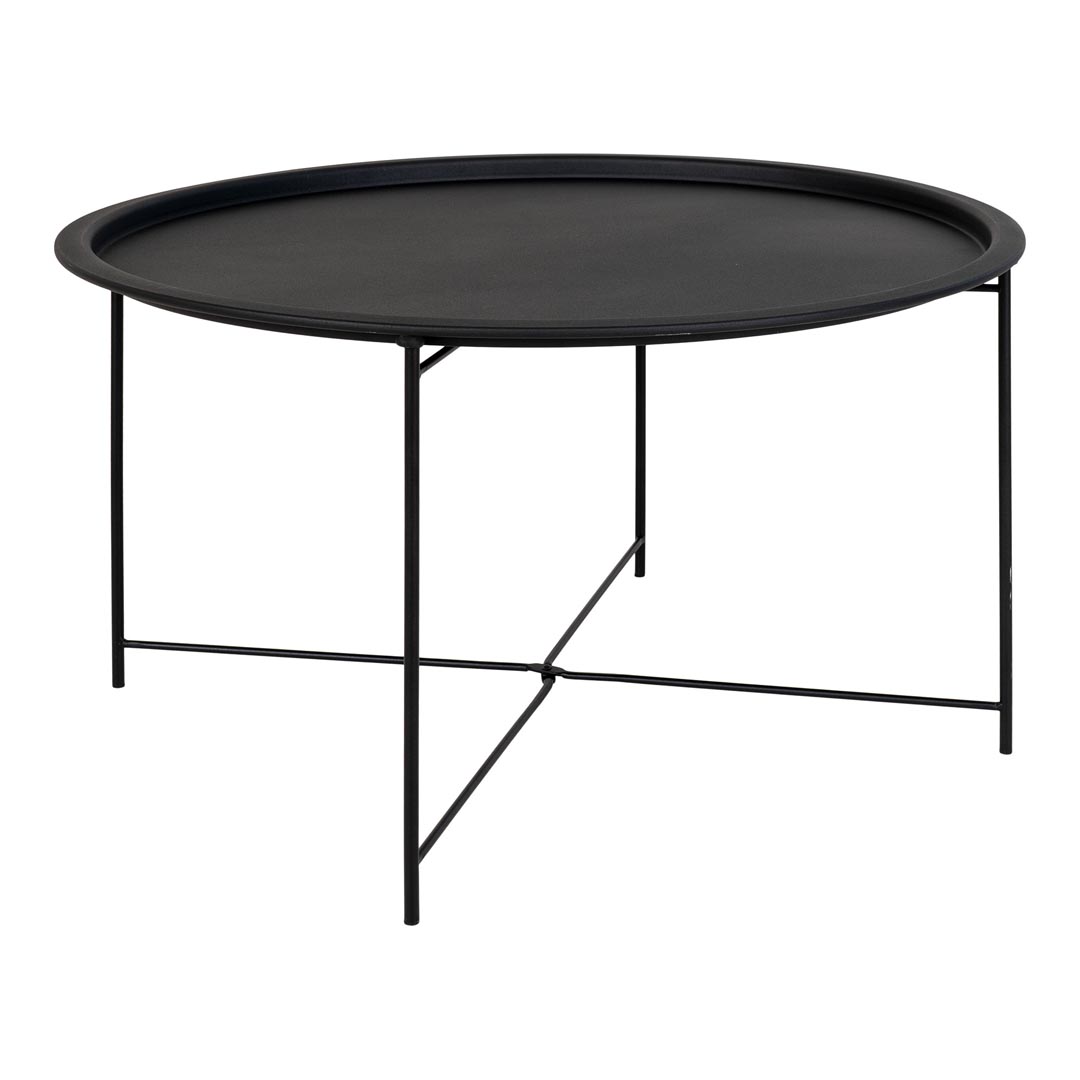 Bastia sofabord Ø75cm sort