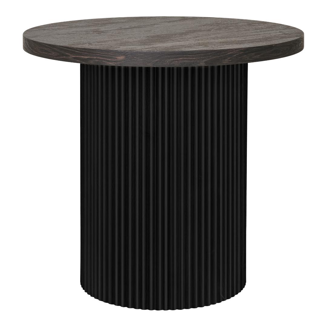 Boavista hjørnebord Ø48cm mørkebrun billede