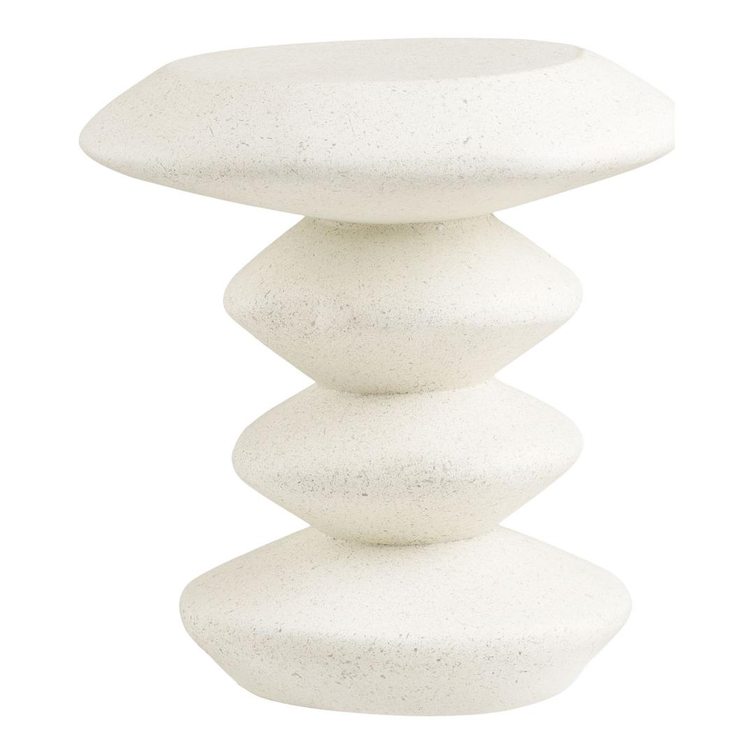 Inge sofabord sidebord Ø36cm hvid