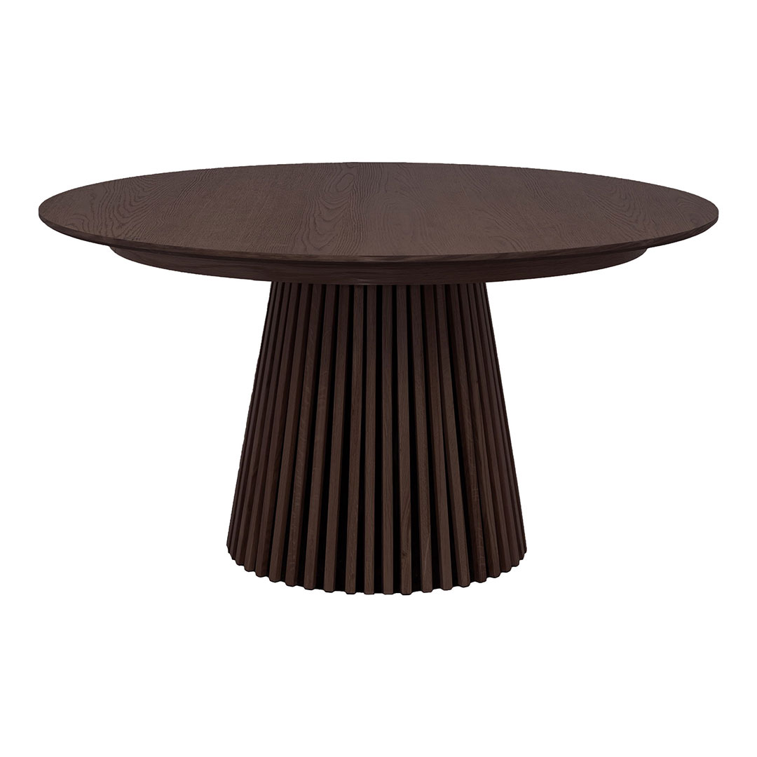 Osaka spisebord Ø140cm smoked billede